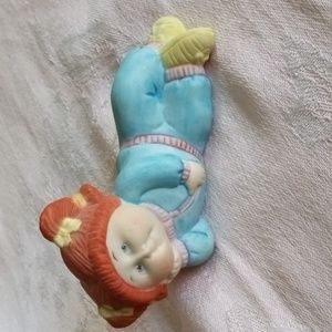 Cabbage Patch Kids Porcelain Figurine Relaxing 1984 Vintage